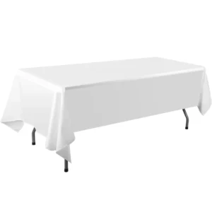 white-rectangular-tablecloth-hire