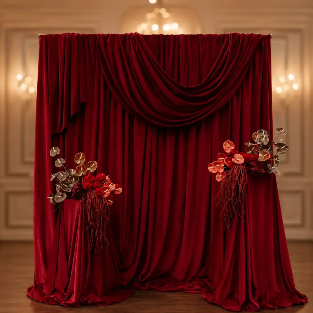 burgundy-draping-decor-event-styling-melbourne-ora-events
