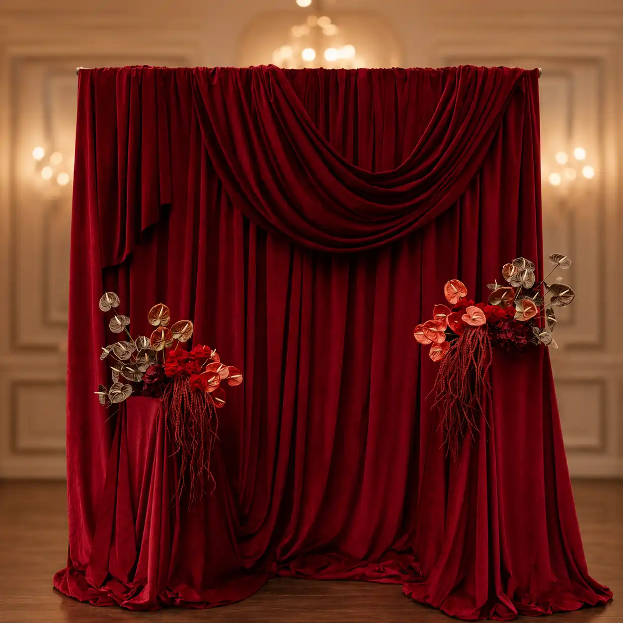 burgundy-draping-decor-event-styling-melbourne-ora-events